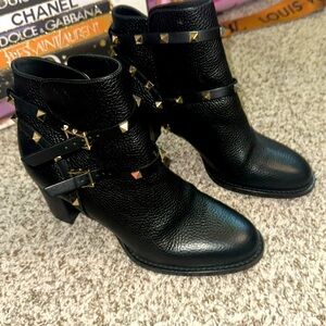 Valentino Garavini Rockstudded Boots